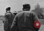 Image of Inverted US Army Stinson L-5 plane on field Italy, 1944, second 9 stock footage video 65675052268