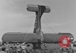 Image of Inverted US Army Stinson L-5 plane on field Italy, 1944, second 57 stock footage video 65675052268