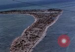 Image of aerial view of Tarawa Atoll Tarawa Gilbert Islands, 1943, second 10 stock footage video 65675052289