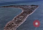 Image of aerial view of Tarawa Atoll Tarawa Gilbert Islands, 1943, second 11 stock footage video 65675052289