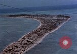 Image of aerial view of Tarawa Atoll Tarawa Gilbert Islands, 1943, second 12 stock footage video 65675052289