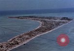 Image of aerial view of Tarawa Atoll Tarawa Gilbert Islands, 1943, second 15 stock footage video 65675052289