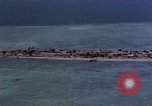 Image of aerial view of Tarawa Atoll Tarawa Gilbert Islands, 1943, second 22 stock footage video 65675052289