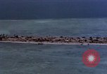 Image of aerial view of Tarawa Atoll Tarawa Gilbert Islands, 1943, second 24 stock footage video 65675052289