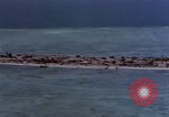 Image of aerial view of Tarawa Atoll Tarawa Gilbert Islands, 1943, second 25 stock footage video 65675052289
