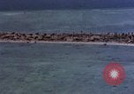 Image of aerial view of Tarawa Atoll Tarawa Gilbert Islands, 1943, second 28 stock footage video 65675052289