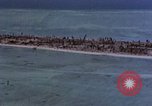Image of aerial view of Tarawa Atoll Tarawa Gilbert Islands, 1943, second 32 stock footage video 65675052289