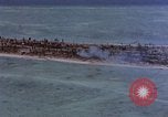 Image of aerial view of Tarawa Atoll Tarawa Gilbert Islands, 1943, second 37 stock footage video 65675052289