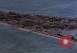 Image of aerial view of Tarawa Atoll Tarawa Gilbert Islands, 1943, second 42 stock footage video 65675052289