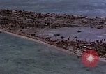 Image of aerial view of Tarawa Atoll Tarawa Gilbert Islands, 1943, second 45 stock footage video 65675052289