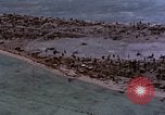 Image of aerial view of Tarawa Atoll Tarawa Gilbert Islands, 1943, second 47 stock footage video 65675052289