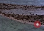 Image of aerial view of Tarawa Atoll Tarawa Gilbert Islands, 1943, second 48 stock footage video 65675052289