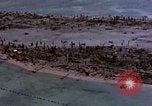 Image of aerial view of Tarawa Atoll Tarawa Gilbert Islands, 1943, second 50 stock footage video 65675052289