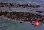 Image of aerial view of Tarawa Atoll Tarawa Gilbert Islands, 1943, second 52 stock footage video 65675052289