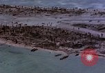 Image of aerial view of Tarawa Atoll Tarawa Gilbert Islands, 1943, second 53 stock footage video 65675052289