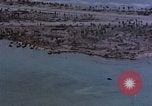 Image of aerial view of Tarawa Atoll Tarawa Gilbert Islands, 1943, second 60 stock footage video 65675052289