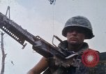 Image of 1st Infantry Division soldiers Saigon Vietnam, 1968, second 40 stock footage video 65675052374