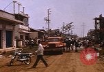Image of wrecked buildings Saigon Vietnam, 1968, second 10 stock footage video 65675052385