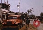 Image of wrecked buildings Saigon Vietnam, 1968, second 20 stock footage video 65675052385