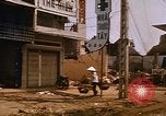 Image of wrecked buildings Saigon Vietnam, 1968, second 50 stock footage video 65675052385
