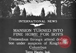 Image Le dévouement de Gibault école de garçons Terre Haute Indiana USA, 1921, de la seconde 7 séquences d'archives historiques vidéo 65675052452