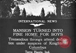Image Le dévouement de Gibault école de garçons Terre Haute Indiana USA, 1921, de la seconde 9 séquences d'archives historiques vidéo 65675052452