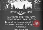 Image Le dévouement de Gibault école de garçons Terre Haute Indiana USA, 1921, de la seconde 10 séquences d'archives historiques vidéo 65675052452