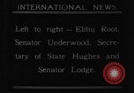 Image of Elihu Root Washington DC USA, 1921, second 24 stock footage video 65675052453