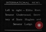 Image of Elihu Root Washington DC USA, 1921, second 30 stock footage video 65675052453