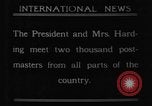 Image of President Warren G Harding Washington DC USA, 1921, second 3 stock footage video 65675052454