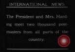 Image of President Warren G Harding Washington DC USA, 1921, second 4 stock footage video 65675052454