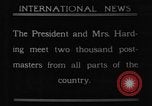 Image of President Warren G Harding Washington DC USA, 1921, second 5 stock footage video 65675052454