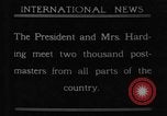 Image of President Warren G Harding Washington DC USA, 1921, second 6 stock footage video 65675052454