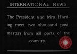 Image of President Warren G Harding Washington DC USA, 1921, second 7 stock footage video 65675052454