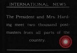 Image of President Warren G Harding Washington DC USA, 1921, second 9 stock footage video 65675052454