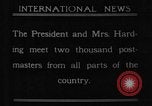 Image of President Warren G Harding Washington DC USA, 1921, second 10 stock footage video 65675052454