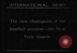 Image of 1921 Giants manager John McGraw Manhattan New York City USA, 1921, second 3 stock footage video 65675052457