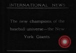 Image of 1921 Giants manager John McGraw Manhattan New York City USA, 1921, second 4 stock footage video 65675052457