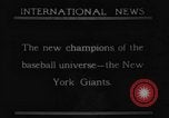 Image of 1921 Giants manager John McGraw Manhattan New York City USA, 1921, second 7 stock footage video 65675052457