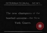 Image of 1921 Giants manager John McGraw Manhattan New York City USA, 1921, second 8 stock footage video 65675052457