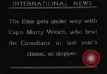 Image of Captain Marty Welch Gloucester Massachusetts USA, 1921, second 47 stock footage video 65675052459