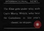 Image of Captain Marty Welch Gloucester Massachusetts USA, 1921, second 48 stock footage video 65675052459