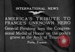 Image of General John Joseph Pershing Paris France, 1921, second 10 stock footage video 65675052461