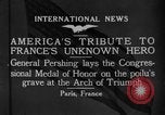 Image of General John Joseph Pershing Paris France, 1921, second 12 stock footage video 65675052461