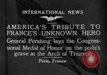 Image of General John Joseph Pershing Paris France, 1921, second 15 stock footage video 65675052461