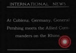 Image of General John Pershing meets World War 1 Allies in Koblenz Koblenz Germany, 1921, second 5 stock footage video 65675052462