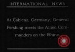 Image of General John Pershing meets World War 1 Allies in Koblenz Koblenz Germany, 1921, second 6 stock footage video 65675052462
