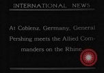 Image of General John Pershing meets World War 1 Allies in Koblenz Koblenz Germany, 1921, second 8 stock footage video 65675052462