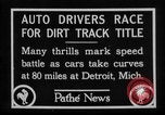 Standbild Cliff Woodbury gewinnt AAA Dirt Track Weltmeisterschaften Detroit Michigan USA, 1927, aus Sekunde 15 historischem Filmmaterial Videoclip 65675052487
