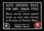 Standbild Cliff Woodbury gewinnt AAA Dirt Track Weltmeisterschaften Detroit Michigan USA, 1927, aus Sekunde 17 historischem Filmmaterial Videoclip 65675052487